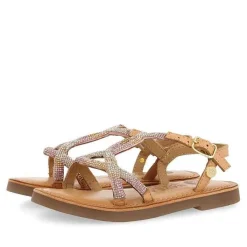 Gioseppo Niñas |Sandalias<Sandalias Nina Xanxere De Piel Tintada Con Cristales