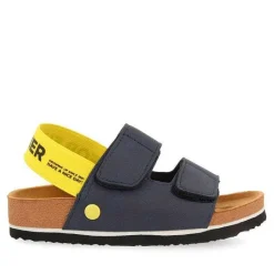 Gioseppo Niños |Chancletas<Sandalias Nino Courgis Plantilla Azul Marino Con Detalles Amarillos