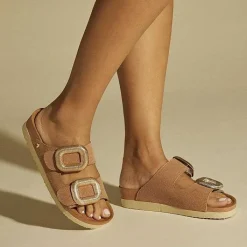 Gioseppo Sandalias Planas<Sandalias Nude Adorno De Joya Para Mujer Covert