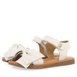 Gioseppo Niñas |Sandalias<Sandalias Piel Blanca Lazo Nina Y Nino Delonice