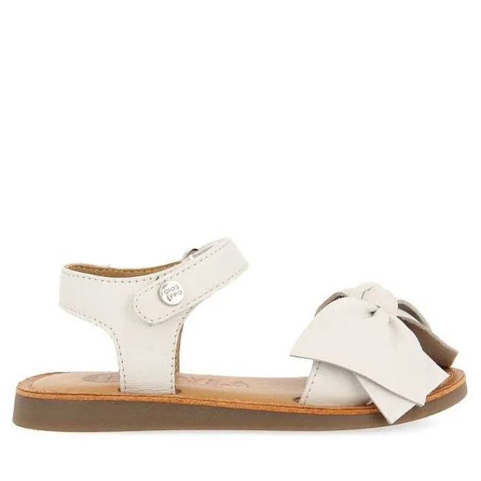 Gioseppo Niñas |Sandalias<Sandalias Piel Blanca Lazo Nina Y Nino Delonice