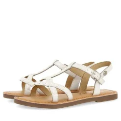 Gioseppo Niñas |Sandalias<Sandalias Piel Blanco Tachuelas Nina Y Nino Stibb