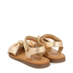 Gioseppo Niñas |Sandalias<Sandalias Piel Con Lazo Rosa Dorado Nina Y Nino Delonice