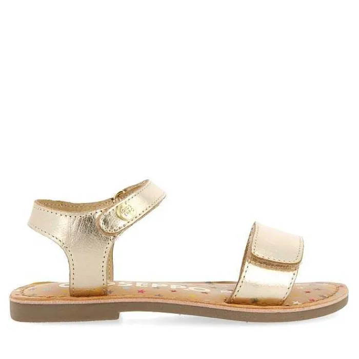 Gioseppo Niñas |Sandalias<Sandalias Piel Dorada Estampado Fantasia Nina Y Nino Gigean