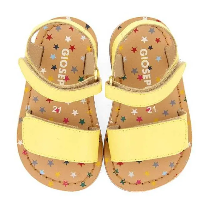 Gioseppo Bebe |Sandalias Bebe Nina<Sandalias Piel Estampado Fantasia Amarillas Para Bebe Himare