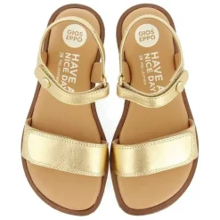 Gioseppo Niñas |Sandalias<Sandalias Piel Estilo Griega Dorada Nina Y Nino Malfa