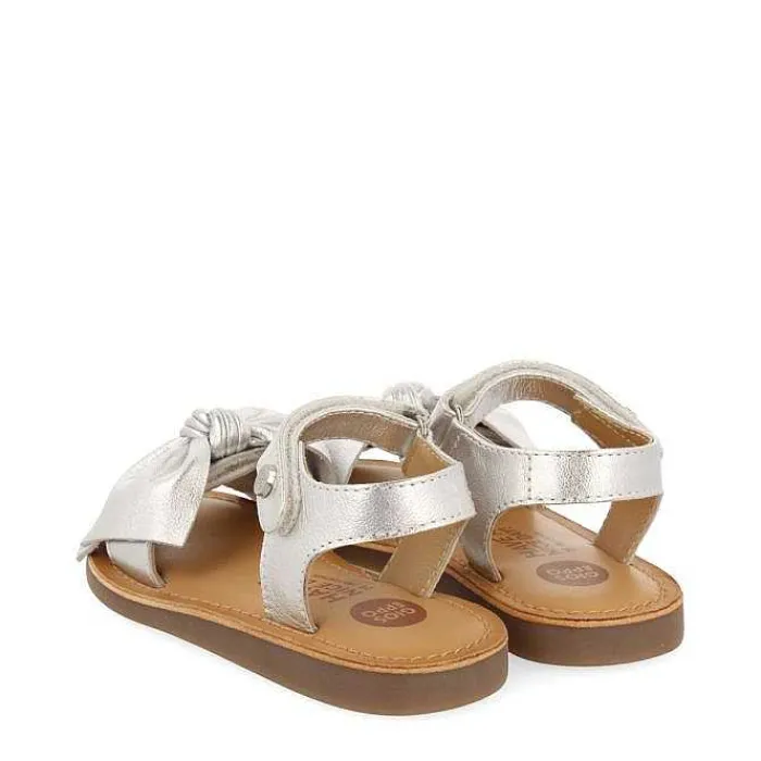 Gioseppo Niñas |Sandalias<Sandalias Piel Lazo Plata Nina Y Nino Delonice