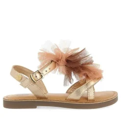 Gioseppo Niñas |Sandalias<Sandalias Piel Rosa Dorada Con Pompones Rosa Para Nina Y Nino Tecate