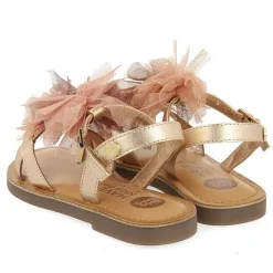 Gioseppo Niñas |Sandalias<Sandalias Piel Rosa Dorada Con Pompones Rosa Para Nina Y Nino Tecate