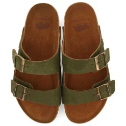 Gioseppo Chancletas<Sandalias Piel Suela Bio Caki Para Hombre Vizzini