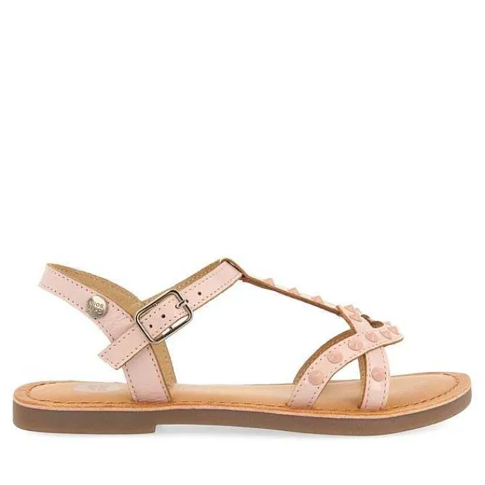 Gioseppo Niñas |Sandalias<Sandalias Piel Tachuelas Rosa Nina Y Nino Stibb