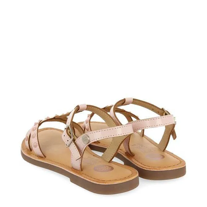 Gioseppo Niñas |Sandalias<Sandalias Piel Tachuelas Rosa Nina Y Nino Stibb