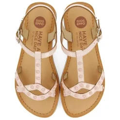 Gioseppo Niñas |Sandalias<Sandalias Piel Tachuelas Rosa Nina Y Nino Stibb