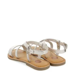 Gioseppo Niñas |Sandalias<Sandalias Piel Tirantes Plata Para Nina Y Nino Komsi