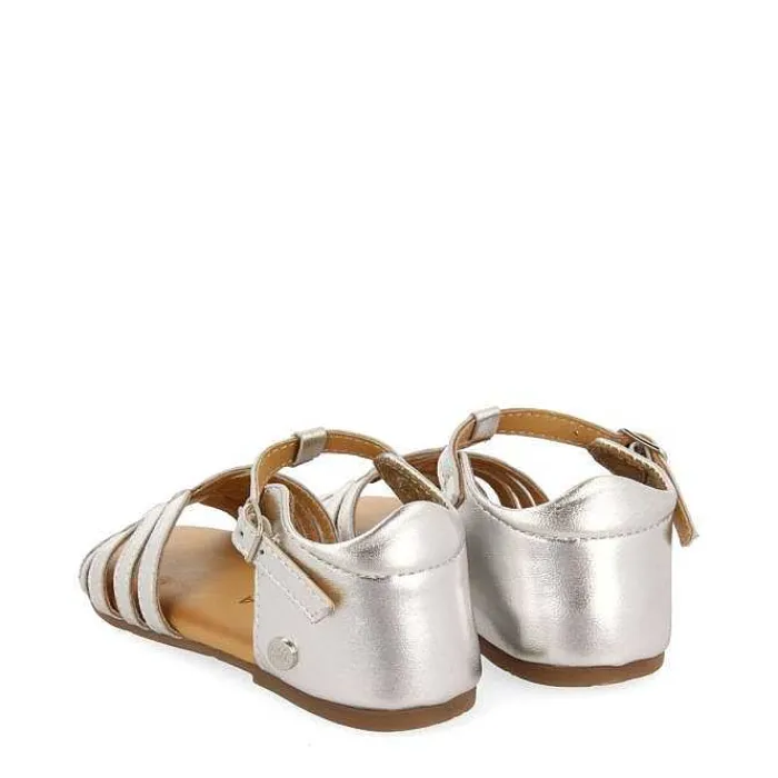 Gioseppo Niñas |Sandalias<Sandalias Piel Tirantes Plata Nina Y Nino Aripeka