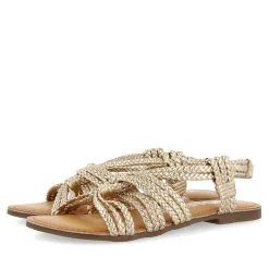 Gioseppo Sandalias Planas<Sandalias Planas De Mujer Molay Trenzadas Doradas