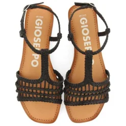Gioseppo Sandalias Planas<Sandalias Planas De Mujer Icari De Piel Trenzada En Negro