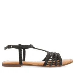 Gioseppo Sandalias Planas<Sandalias Planas De Mujer Icari De Piel Trenzada En Negro