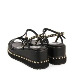 Gioseppo Sandalias Plataforma<Sandalias Plataforma Negras Detalle Tachuelas Para Mujer Klankek