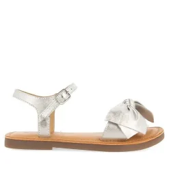 Gioseppo Niñas |Sandalias<Sandalias Plateadas De Piel Con Lazo Para Nina Y Nino Varzim