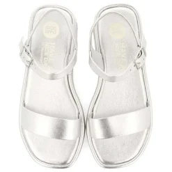 Gioseppo Niñas |Sandalias<Sandalias Plateadas De Piel Y Piso Con Volumen Para Nina Y Nino Sheze
