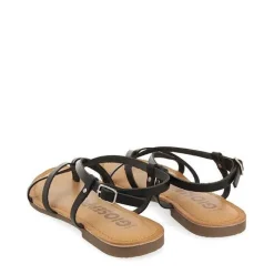 Gioseppo Sandalias Planas<Sandalias Romanas De Mujer Lelex Color Negro