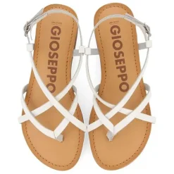 Gioseppo Sandalias Planas<Sandalias Romanas De Mujer Lelex Blancas