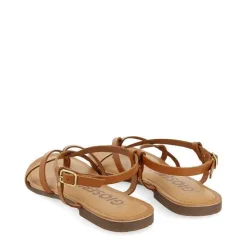 Gioseppo Sandalias Planas<Sandalias Romanas Mujer Lelex Color Tostado