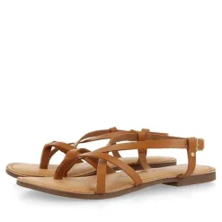 Gioseppo Sandalias Planas<Sandalias Romanas Mujer Lelex Color Tostado