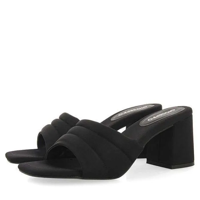 Gioseppo Sandalias Tacon<Sandalias Sin Tacon Negras Para Mujer Bucoda