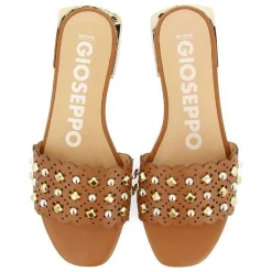 Gioseppo Sandalias Planas<Sandalias Slip-On De Piel Con Tachuelas Para Mujer Labin
