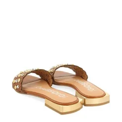 Gioseppo Sandalias Planas<Sandalias Slip-On De Piel Con Tachuelas Para Mujer Labin
