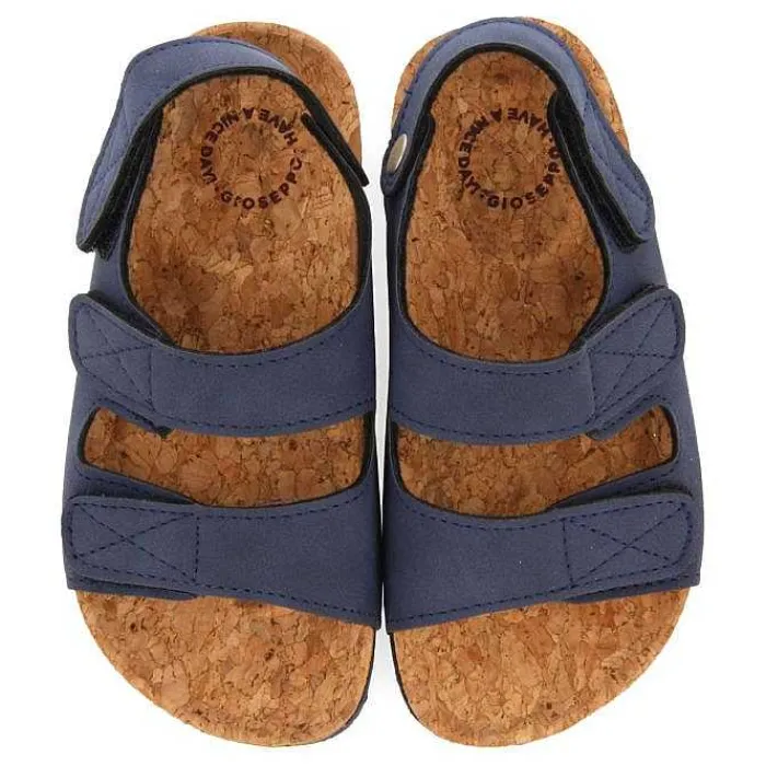 Gioseppo Niños |Chancletas<Sandalias Suela Bio Azul Marino Con Cierre Ajustable Para Nino Y Nina Krapina