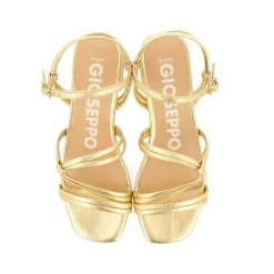 Gioseppo Sandalias Tacon<Sandalias Tacon Dorado Con Tiras Trenzadas Para Mujer Pustec