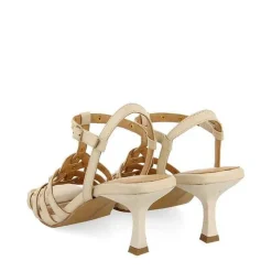 Gioseppo Sandalias Tacon<Sandalias Tacon Estilo Cangrejo Y Tachuelas Blanco Rojo Para Mujer Krizevci