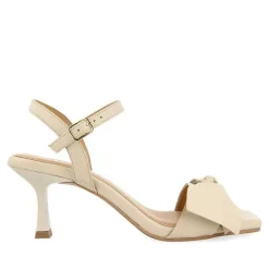 Gioseppo Sandalias Tacon<Sandalias Tacon Fino Blanco Rojo Con Detalle Lazo Para Mujer Patti