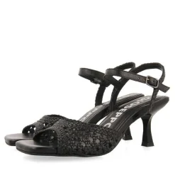 Gioseppo Sandalias Tacon<Sandalias Tacon Fino Negro Con Piel Trenzada Para Mujer Durseley