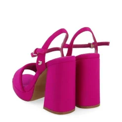 Gioseppo Sandalias Tacon<Sandalias Tacon Fucsia Y Tira Acolchada Para Mujer Denton