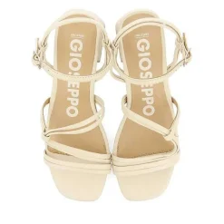 Gioseppo Sandalias Tacon<Sandalias Tacon Tirantes Trenzados Blanco Rojo Pustec