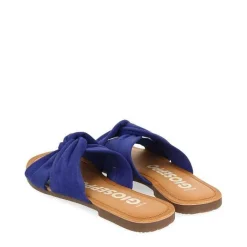 Gioseppo Sandalias Planas<Sandalias Tela De Piel Azul Para Mujer Agira