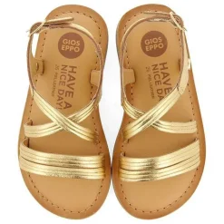 Gioseppo Niñas |Sandalias<Sandalias Tiras Piel Dorada Nina Y Nino Kerrier