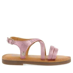 Gioseppo Niñas |Sandalias<Sandalias Tiras Piel Metalizada Rosa Nina Y Nino Kerrier Tiras Piel