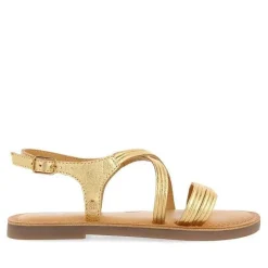 Gioseppo Niñas |Sandalias<Sandalias Tiras Tubulares En Piel Dorada Para Nina Y Nino Anexo