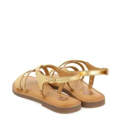 Gioseppo Niñas |Sandalias<Sandalias Tiras Tubulares En Piel Dorada Para Nina Y Nino Anexo
