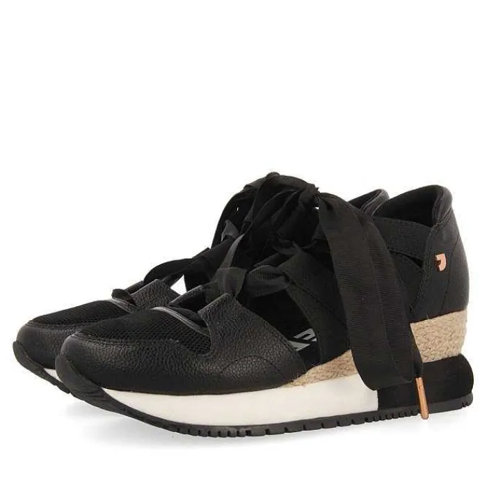 Gioseppo Sandalias Deportivas<Sneakers Alpargatas Negras Para Mujer Lizarda