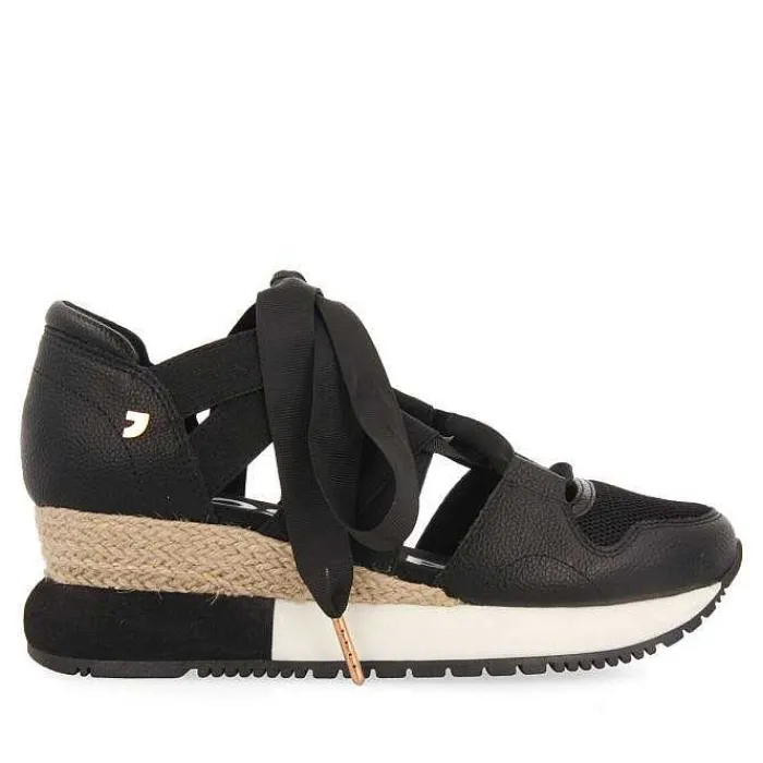 Gioseppo Sandalias Deportivas<Sneakers Alpargatas Negras Para Mujer Lizarda