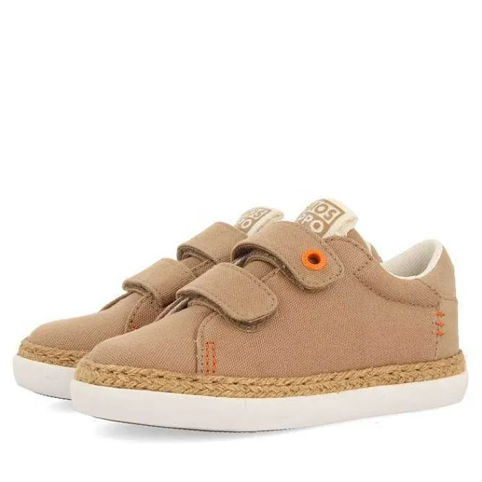 Gioseppo Niños |Zapatillas<Sneakers Beige Detalle Rafia Y Decoraciones De Color Para Nino Y Nina Viera