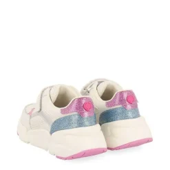 Gioseppo Niñas |Zapatillas<Sneakers Blancas Con Brillantes, Detalles De Colores Y Suela Voluminosa Para Nino Y Nina Drain