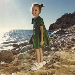Gioseppo Niñas |Zapatillas<Sneakers Blancas Con Detalles De Rafia Y Accesos Metalicos Para Nina Y Nino Kukur
