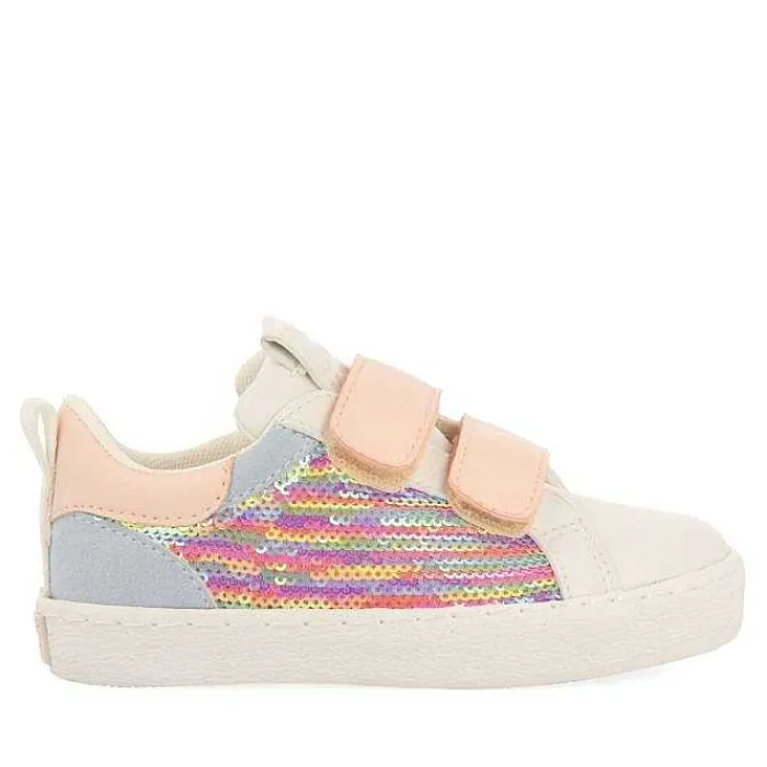 Gioseppo Niñas |Zapatillas<Sneakers Blancas Con Lentejuelas Multicolor Nina Y Nino Glenvar